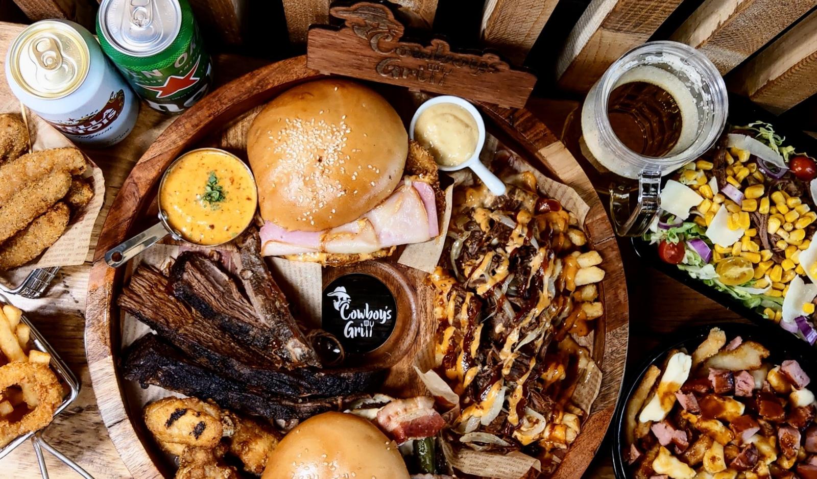 Cowboys Grill catering platters